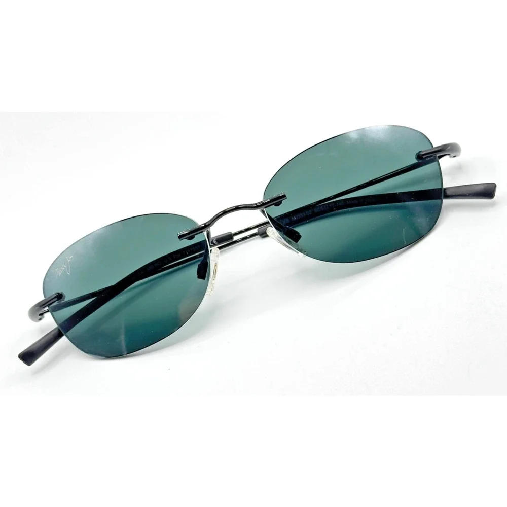 Maui Jim Sunglasses AKI AKI MJ333-02 Glossy Black Polarized Grey Lens 50.5mm NEW